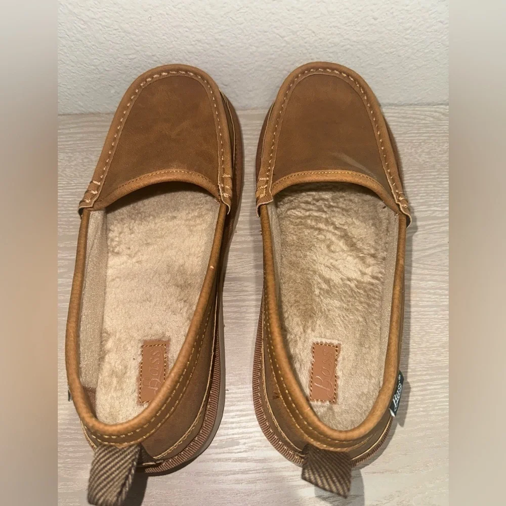 G.H. Bass & Co. Jude WX men's casual slip-on loafers brown size 10